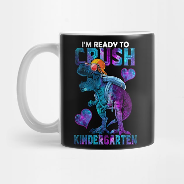 I'm Ready To Crush Kindergarten Funny Dinosaur For Boy and Girl by peskyrubeus